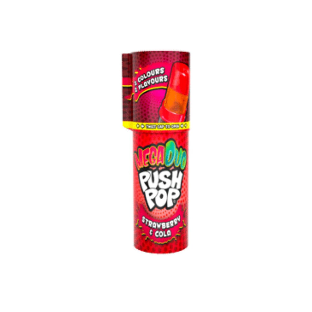 Ledinukas BAZOOKA MEGA PUSH POP DUO (BRAŠKIŲ IR KOLOS), 30 g