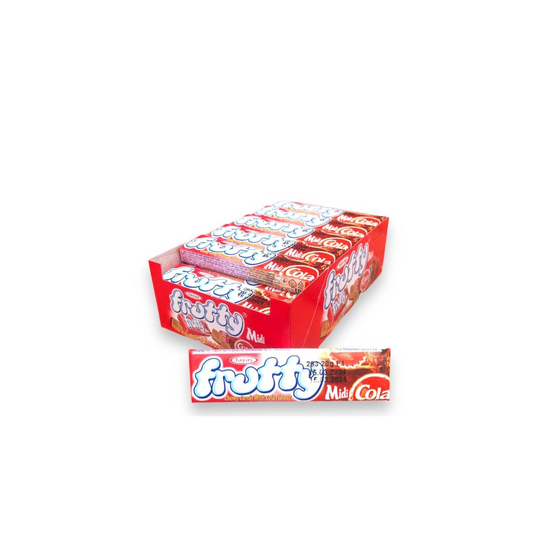 Kramtomieji saldainiai FRUTTY (KOLŲ SK.), 20 g