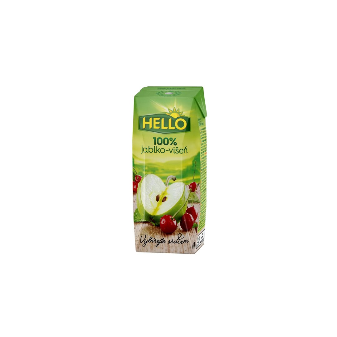 Sultys HELLO (OBUOLIŲ IR VYŠNIŲ SK.), 250 ml