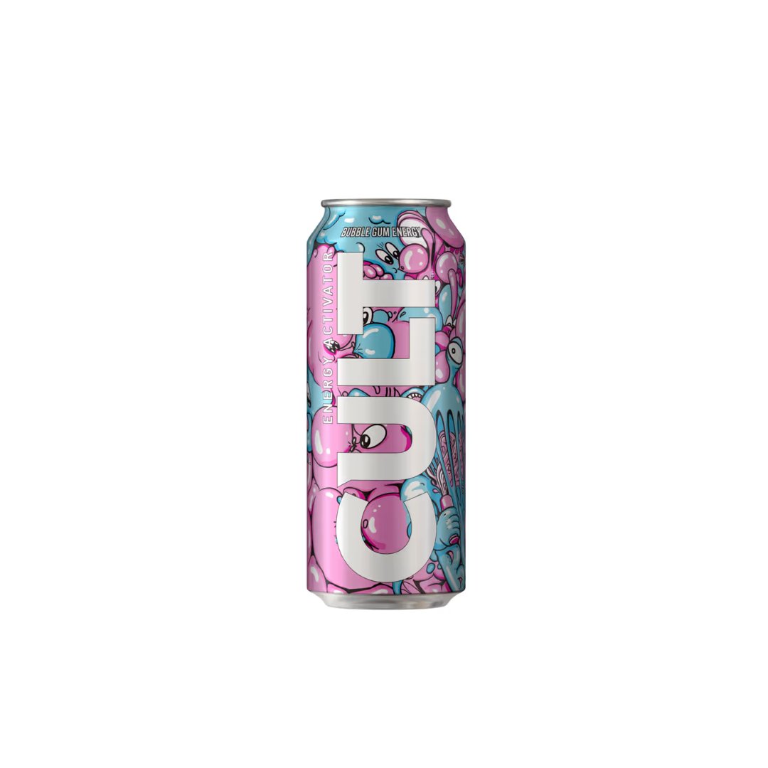 Energinis gėrimas CULT BUBBLE GUM, 0,5 l