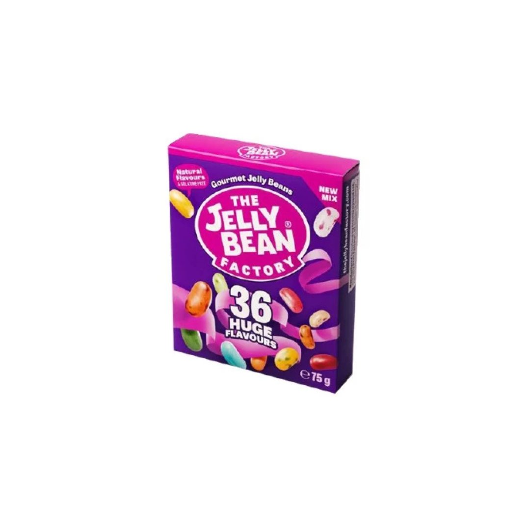 Įvairių vaisių skonių saldainiai JELLY BEANS 75 g