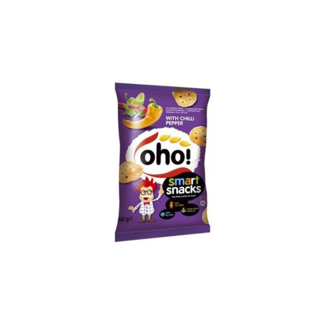 Traškučiai OHO, su čili pipirais, 60 g