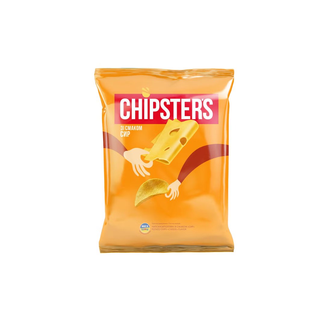 Bulvių traškučiai CHIPSTER'S, sūrio skonio, 60 g