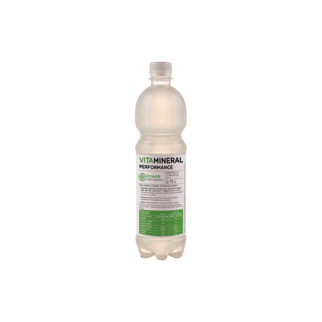 Vitaminizuotas gėrimas VITAMINERAL PERFOMANCE Power, 750 ml