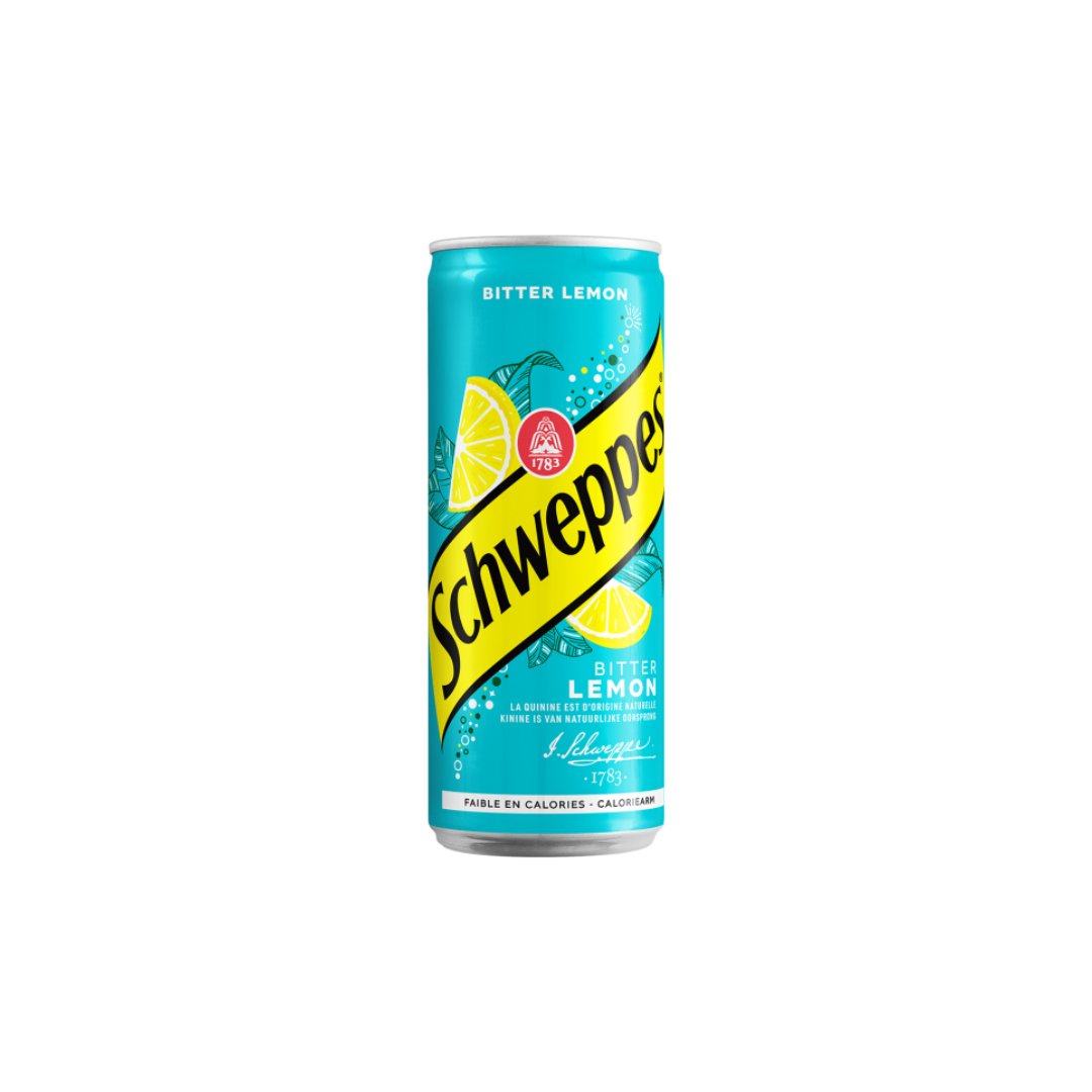 Gazuotas gaivusis gėrimas SCHWEPPES Bitter Lemon, 330 ml