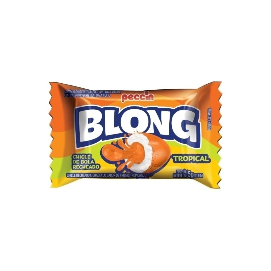 Kramtomoji guma BLONG, 5 g (TROPICAL)