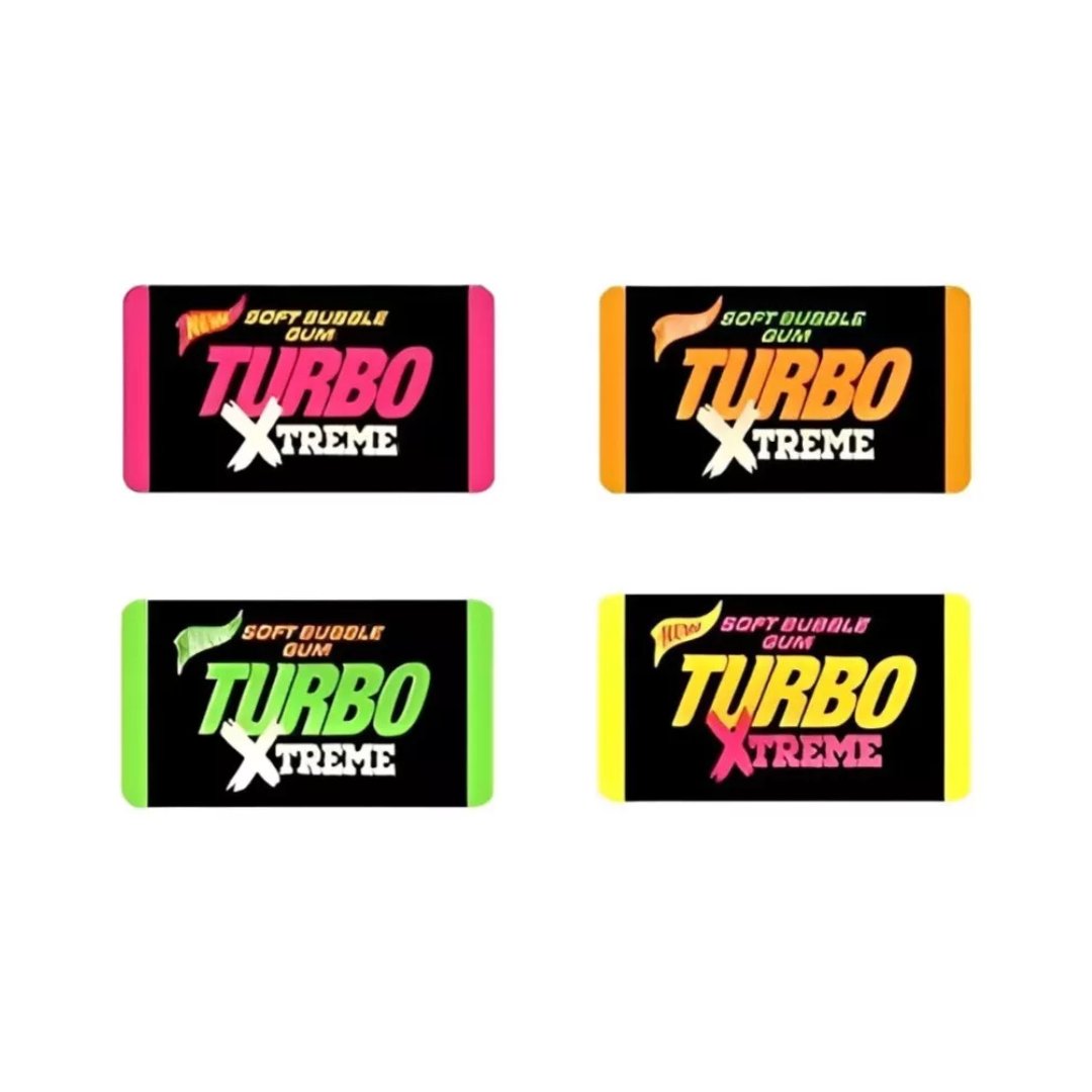 Kramtomoji guma TURBO XTREME, 4,5g
