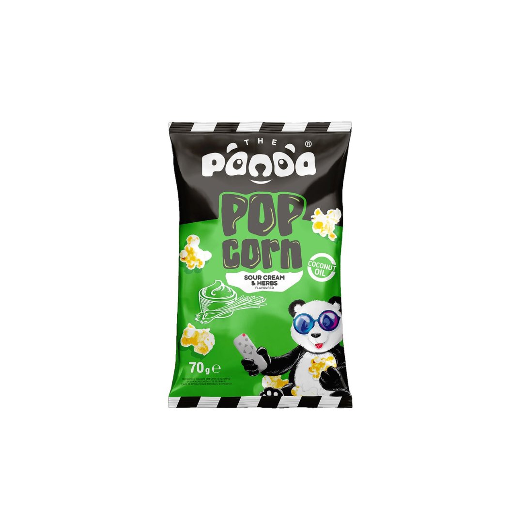 Panda spragėsiai grietinėlės ir žolelių skonio, 70 g