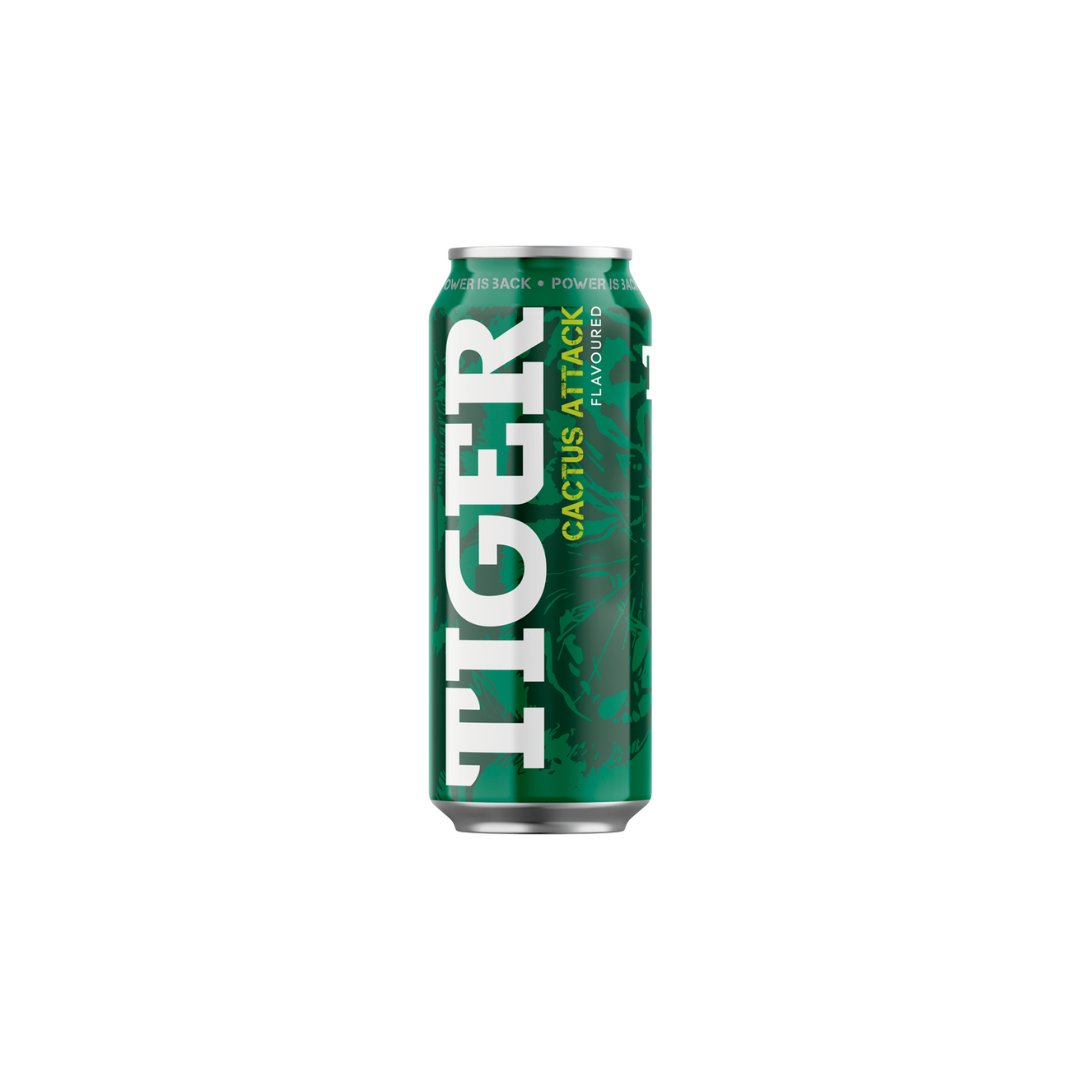 Gazuotas gaivusis gėrimas TIGER Kaktuso ir obuolių, 500 ml