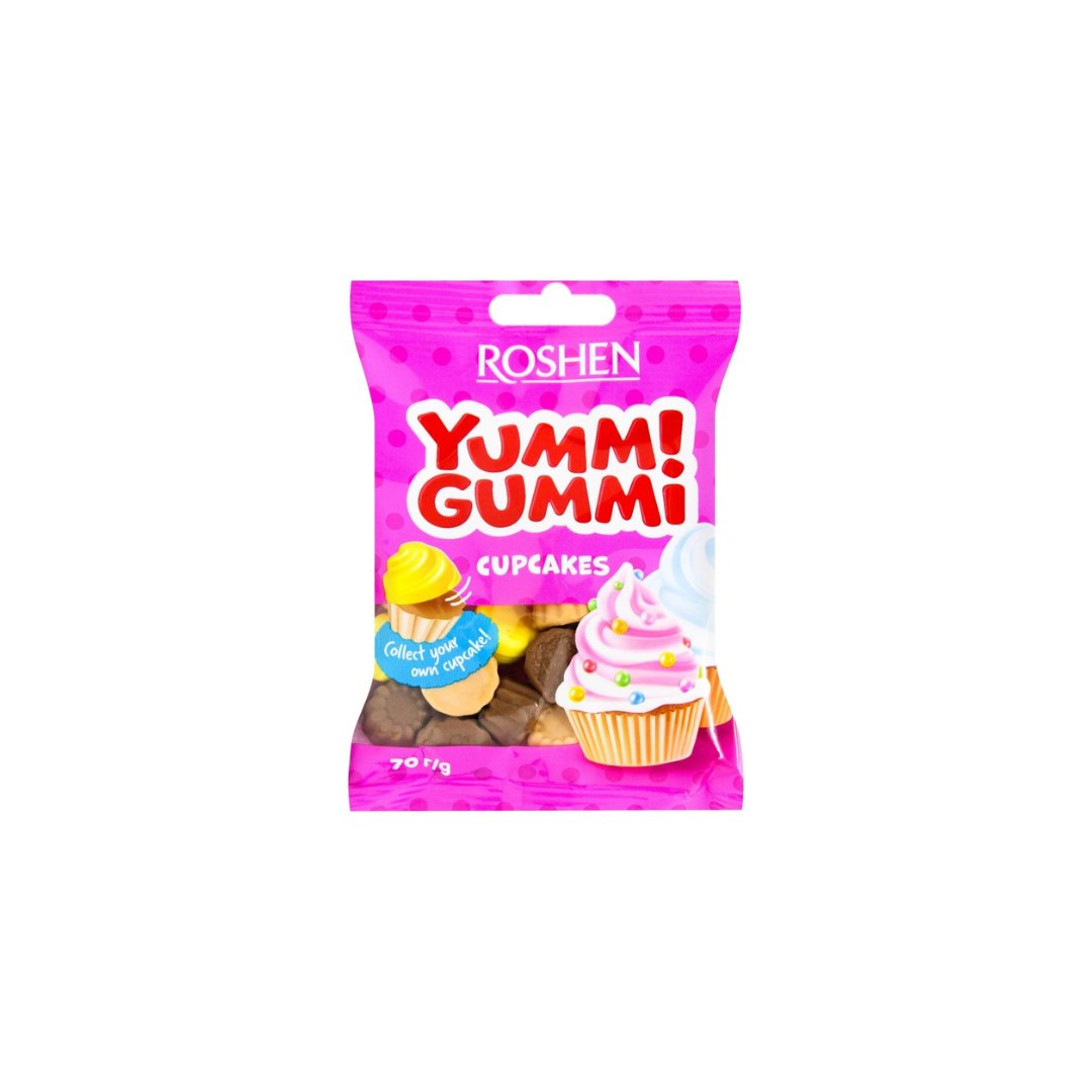 Želiniai saldainiai YUMMI GUMMI Pyragėliai, 70 g