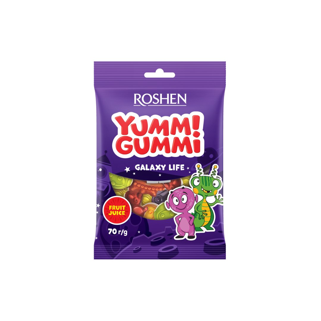 Guminukai YUMMI GUMMI galaxy life , 70g