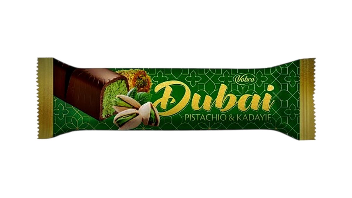 Dubajaus stiliaus šokoladinis batonėlis 37,5g