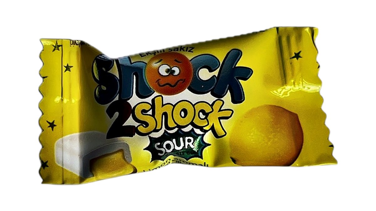 Kramtomoji guma SCHOCK SOUR LEMON 4g