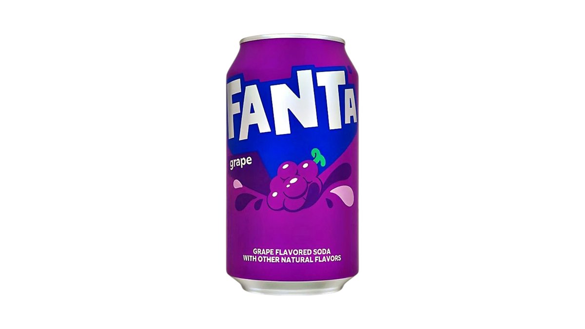 Gazuotas gaivusis gėrimas FANTA (VYNUOGIŲ SK.), 355ml