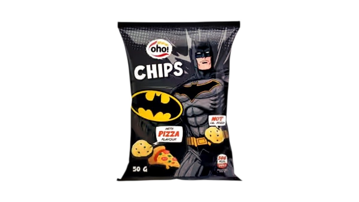 Picos skonio traškučiai BATMAN OHO, 50 g