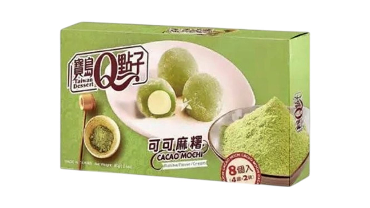 Močiai Q-BRAND CACAO MOCHI (MATCHA), 80g