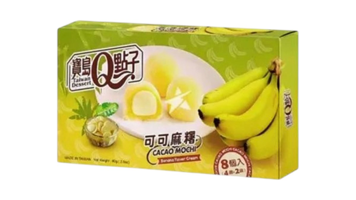 Močiai Q-BRAND CACAO MOCHI (BANANA), 80g