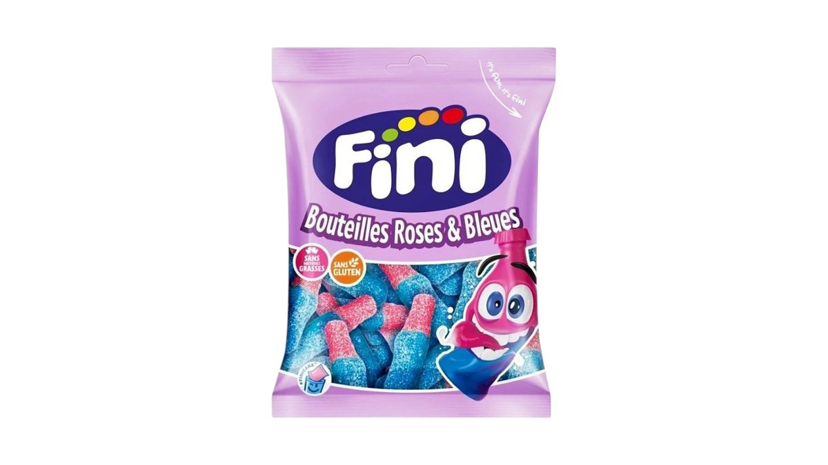 Guminukai gumos skonio buteliukai FINI 90g