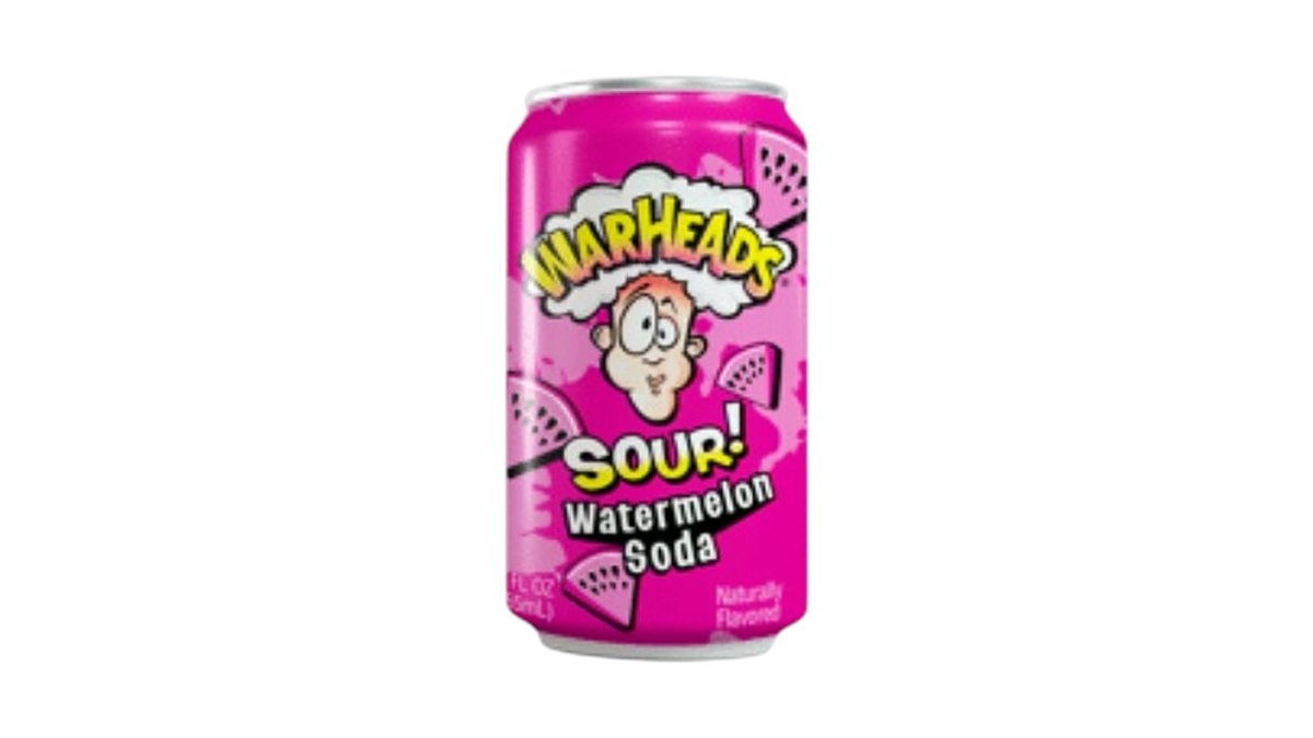 Arbūzų skonio rūgštus gaivusis gėrimas WARHEADS 330ml.