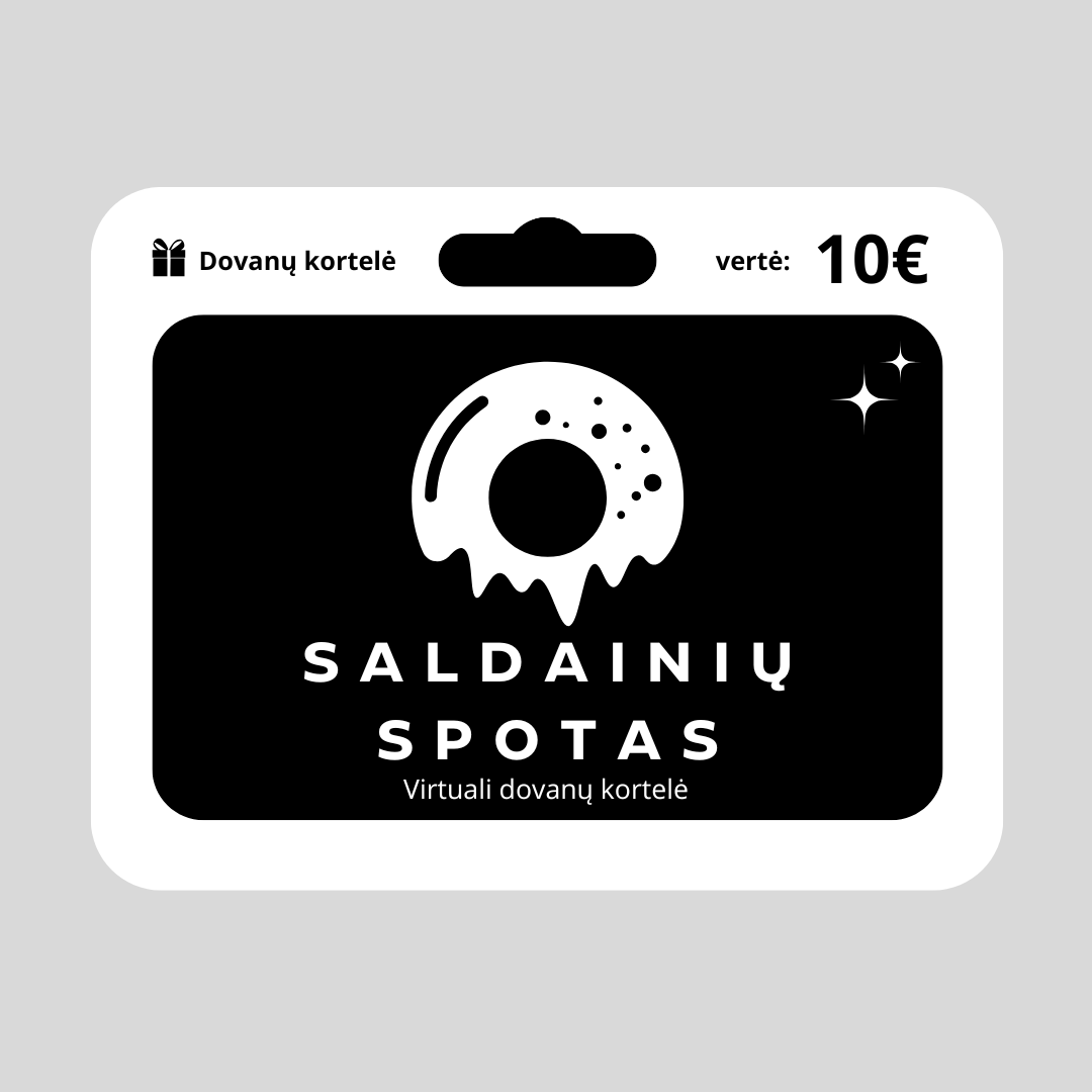 Saldainių Spotas – Dovanų kortelė 10 €