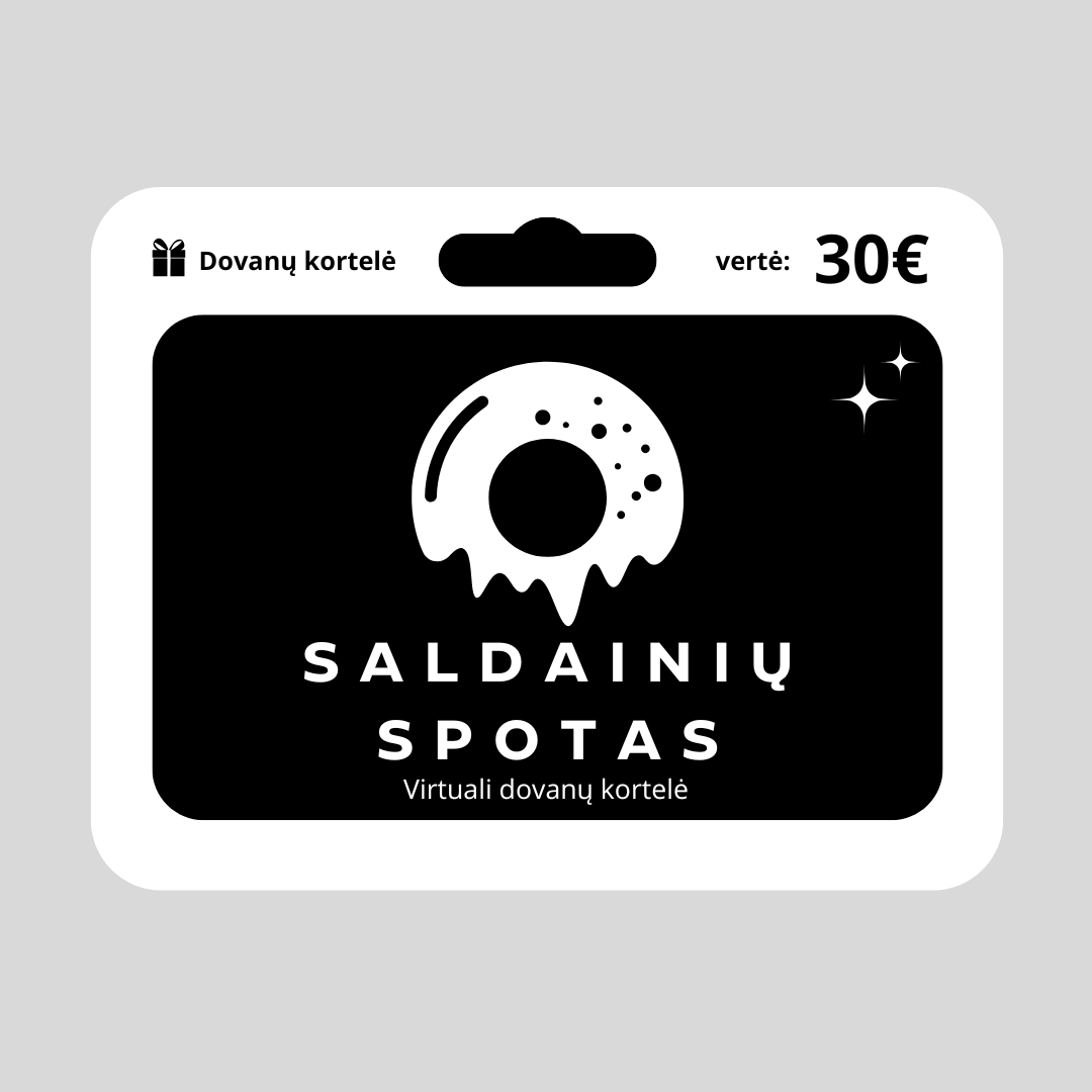 Saldainių Spotas – Dovanų kortelė 30 €
