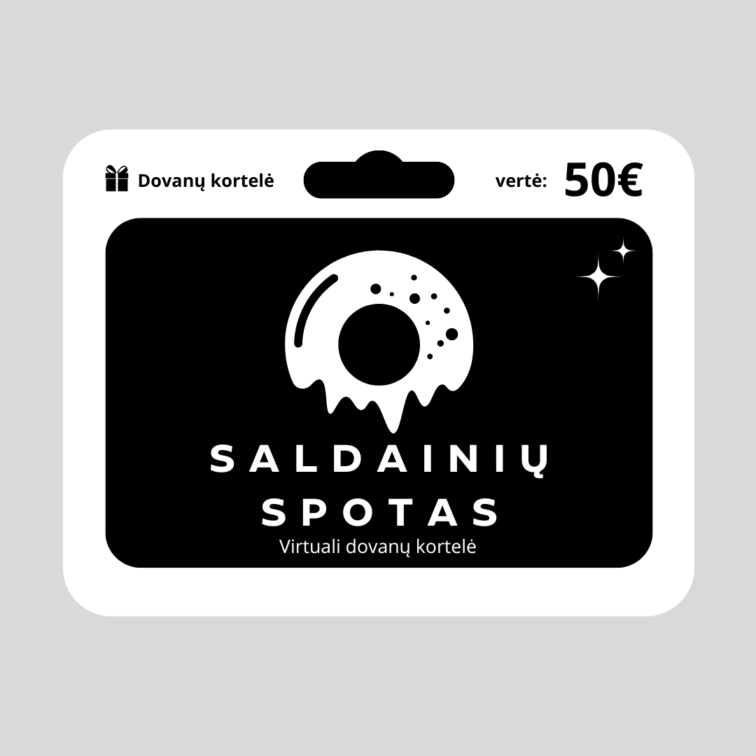 Saldainių Spotas – Dovanų kortelė 50 €