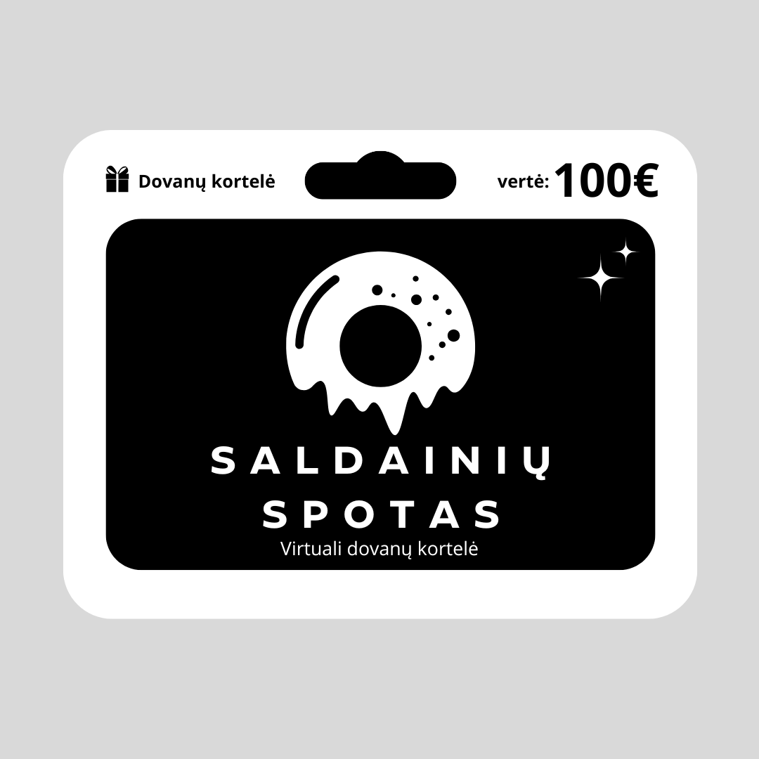 Saldainių Spotas – Dovanų kortelė 100 €